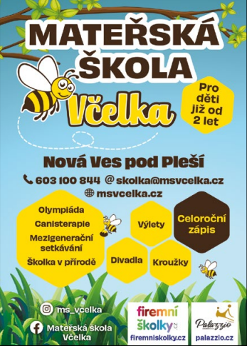 Volná místa ve školce