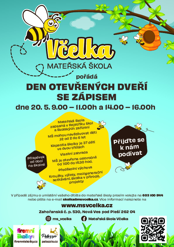 Den Otevřených dveří se zápisem