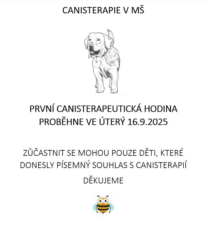 CANISTERAPIE V MŠ